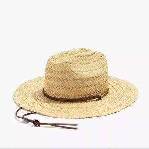 Madewell Straw Hat with Brown Band